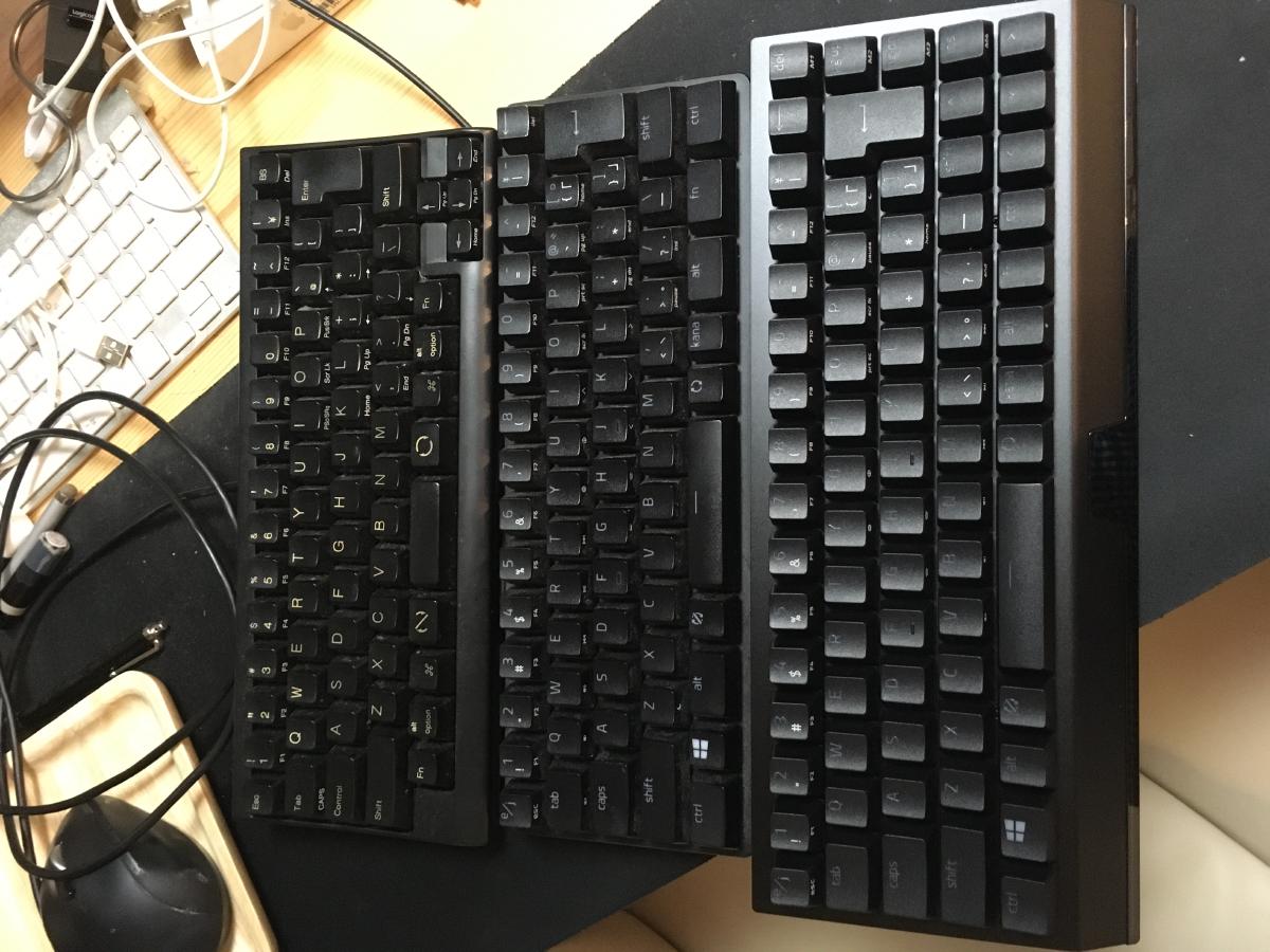 歴代キーボード3機種